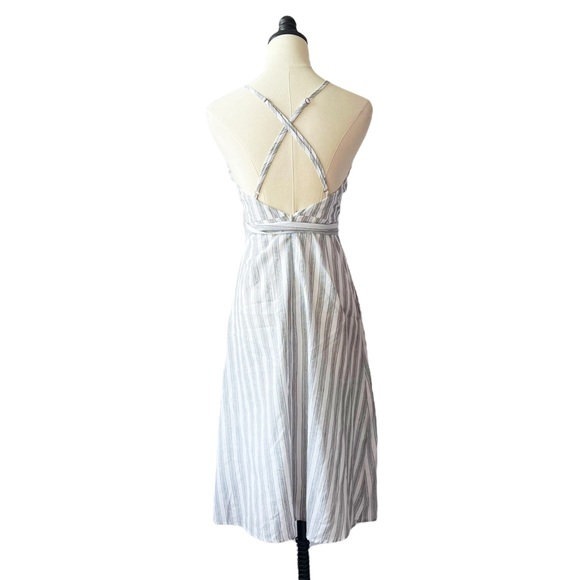 Lulus Nelson Black & White Striped Dress | SMALL NWT - Picture 5 of 9
